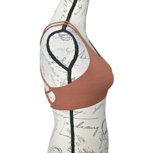 Offline by Aerie Women's Size Small Brown Crossback Bralette - Picture 4 of 4